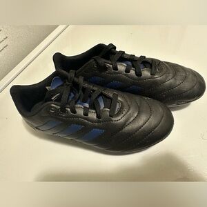 adidas Goletto VIII FG Junior Firm Ground Cleat Size Blue Black Boys Girls